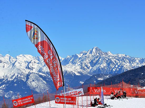 Cours de ski et snowboard avec les professeurs de l'Ecole Suisse de Ski Veysonnaz